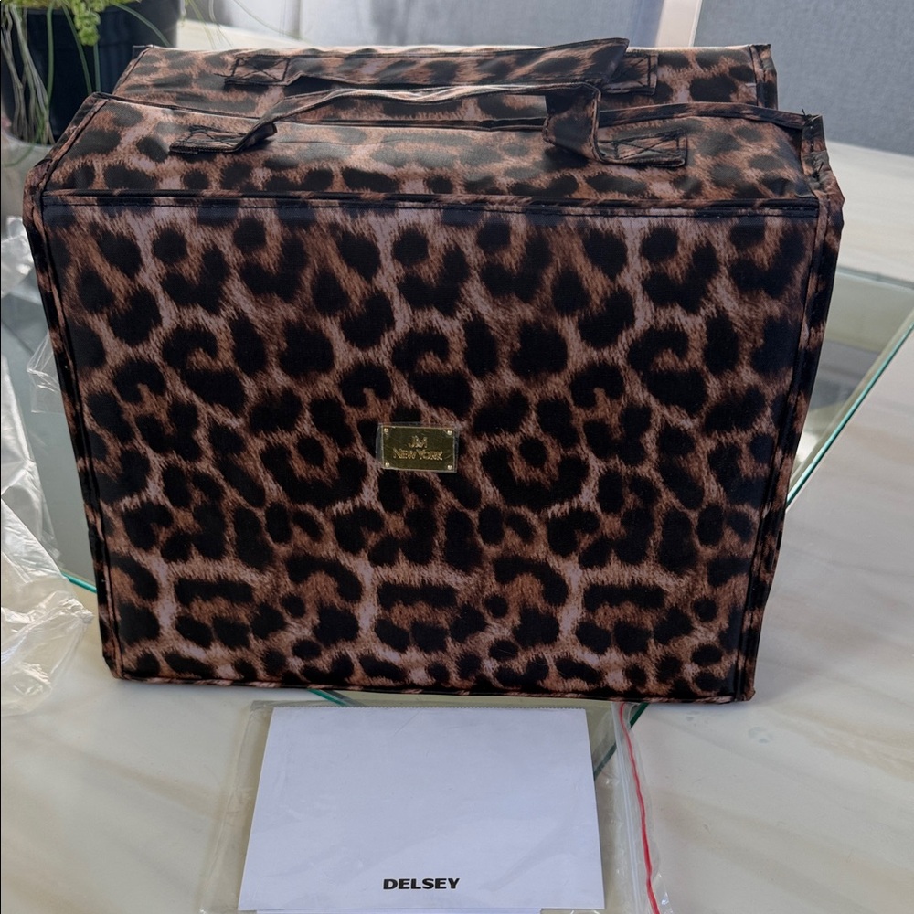 Leopard Print Travel Bag